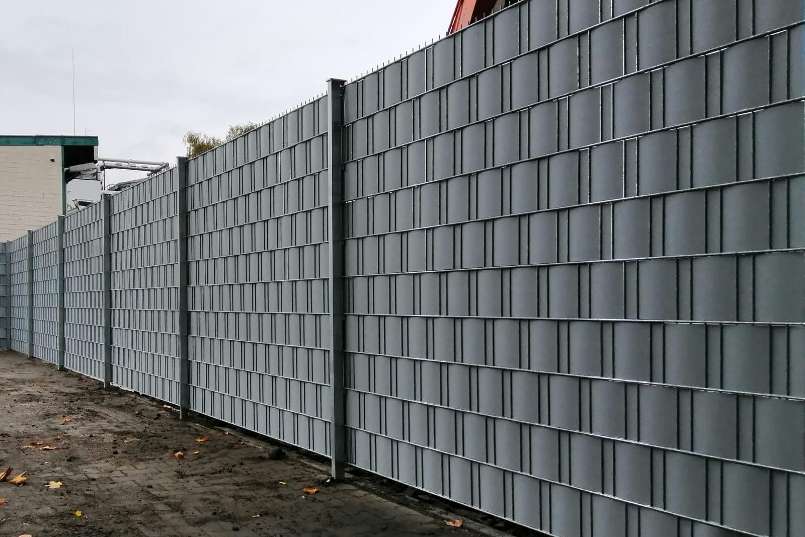 Gabionenwand Sichtschutz