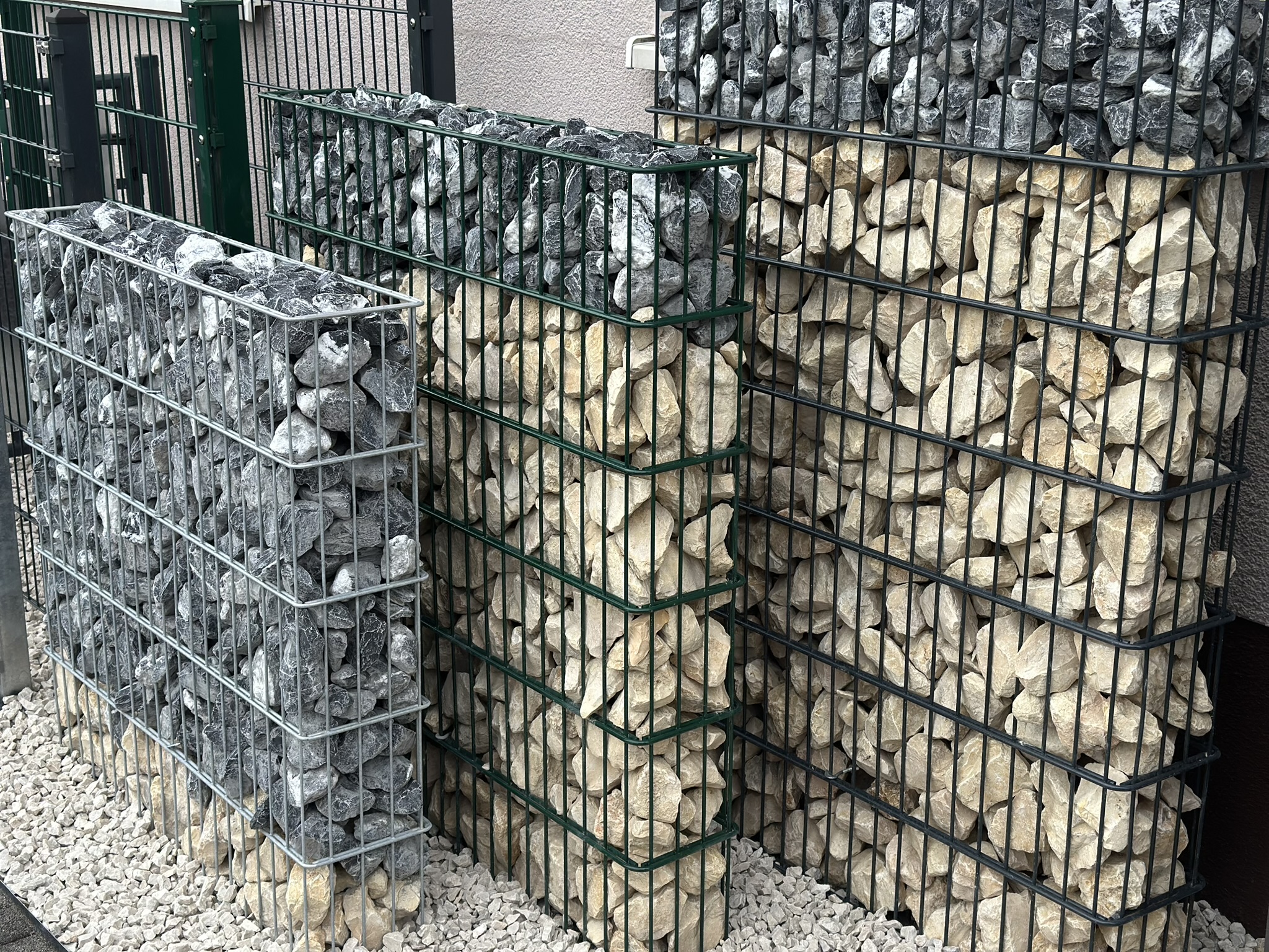 Gartenzaun Doppelstab